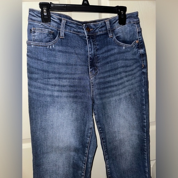Judy Blue women’s Wide Leg Denim Jeans 11 30 - Picture 4 of 7